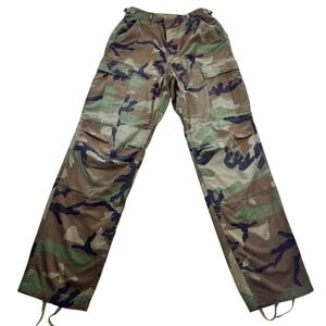 NATO Military Cargo Pants Mens XS Regular Green Camo Good Tactical Woodland BDU